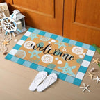 Tinideya 2 Pcs Summer Coastal Door Mat Beach for Front Porch Decor - Image 7