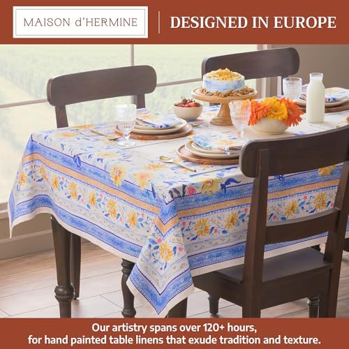 Maison d' Hermine Table Cloth Rectangle Table Reusable 100% Cotton 60"x120" - Image 2