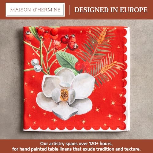 Maison d' Hermine Cloth Napkins Set of 4 Reusable 100% Cotton (20" x 20") - Image 2