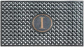 A1HC Natural Rubber Front Door Mat 24x39 inches, Monogrammed Doormat for Entryway, Heavy Duty Shoe Scraper Welcome Mat for Porch, Patio & Outside Entrance - Black by A1HomeCollectionsLLC