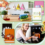 FuWeave Classic 20 Pcs Seasonal Holiday Kitchen Hand Towels Set - Image 6