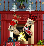 Christmas Tree Stocking Holders for Mantle,Christmas Stocking Holders for Fireplace Weighted Hooks Hanger Farmhouse Christmas Tree Stockings Hanger for Christmas Decoration (Tree 2 Pack) - Image 4