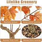 Caxchiling Artificial Fall Maple Tree 2FT, Faux Potted Tree Indoor - Image 6