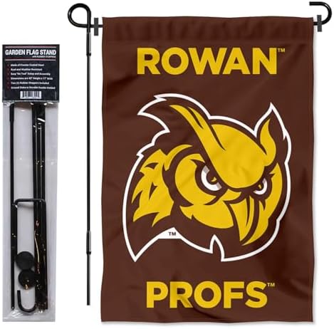 College Flags & Banners Co. Rowan Profs Garden Flag with Pole Stand Holder - Image 2