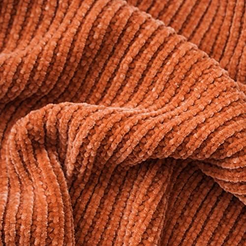 BATTILO HOME Rust Orange Throw Blanket for Couch, 50"x60" - Image 5