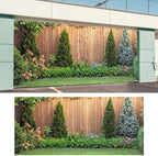 ANNA QUEEN Floral Garden Garage Door Banner 6 x 13FT, Vibrant Flowers & Greenery Garage Door Cover, Outdoor Garage Decoration for Parties Home Decor - Image 6