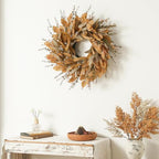 26'' Fall Wreath with Eucalyptus & Berries for Front Door Outdoor Decor - Image 4