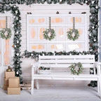 Hoteam 4 Pcs 9 Inch Mini Christmas Wreaths for Cabinets - Image 6