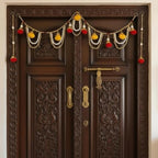 LOVENSPIRE Bead Door Toran with Pompom 3.3 ft - Traditional Indian Moti Wall & Window Hanging Valance for Home, Wedding, Diwali Pooja & Festive Decorations - Image 7