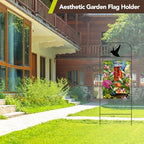 Briarwood Lane Wrought Iron Hummingbird Garden Flag Arbor 41x15 Garden Flag Decorative Arbor - Image 6