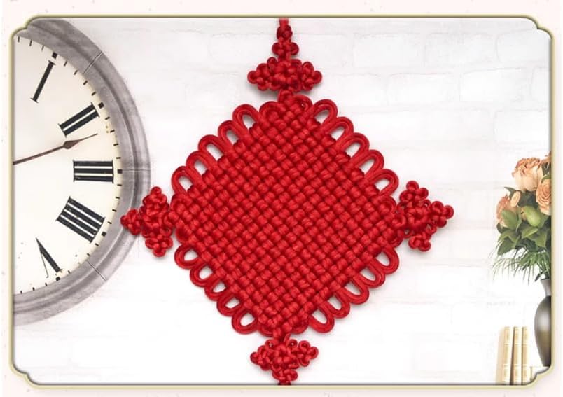 Chinese Knot Pendant Living Room Decoration, Red Blessing Character, Large, Hanging Ornaments 14x40inchs - Image 3