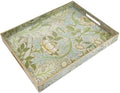 Spsyrine Plastic Serving Tray with Handles for Coffee Table, Dianthus by Spsyrine