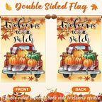Mixweer 12 Pack 28 x 4 Inch Independence Day Flags Seasonal Garden Flags for Outside Holiday Double Sided Large Spring Summer Patriotic Lawn Yard Outdoor Banner Set Polyester for Festive Decorations - Image 4