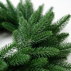 Christmas Decorations - 26 Inch Real Touch Pine Wreath for Front Door - Image 3