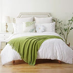 BATTILO HOME Lime Green Throw Blanket for Couch, 50"x60" - Image 6