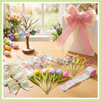 Halfchet 43 Pcs Spring Tree Decorations Spring Hanging Ball Ornaments for Small Tree Colorful Hanging Ornaments Decoration for Home Spring's Party Holiday Supplies - Image 4