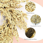 Fall Wreath Artificial 24 inch White Berry Wreaths - Image 3