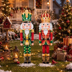 Yerliker 2 Pcs Christmas Nutcracker Porch Signs for Outdoor Decorations - Image 6