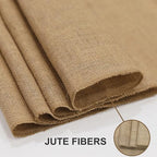 10 Pack Burlap Table Runners 12x108 Inch - Natural Country Vintage Farmhouse Jute Rustic Table Runner Decor for Wedding Birthday Home Party Fall Event Dinning Table - Image 3