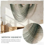 LISRRZHEN Large Macrame Wall Hanging - Boho Nordic Geometric Woven Tapestry, Handcrafted Cotton Wall Decor for Living Room Bedroom Entryway Apartment - Image 3