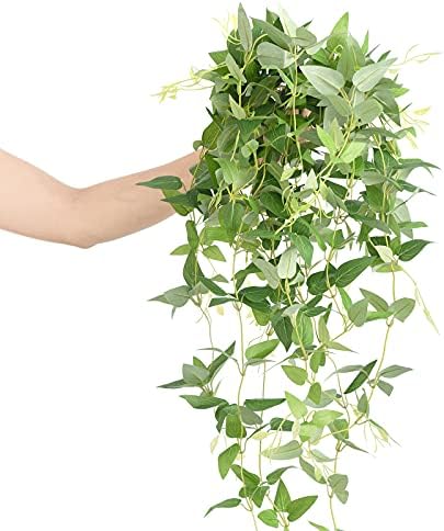 Ling's moment Artificial Clematis Cascading Greenery Garlands Vines by LingsMoment