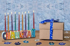 Rite Lite Chanukah Multicolor Menorah - Hand Painted Ceramic Colorful Menorah Whimsical Designs Kids for Hanukkah Gifts Jewish Holiday Party Favors Festival of Lights - Image 4