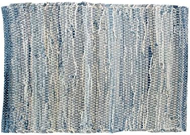 Denim Rag 100% Cotton Vintage Boho Set of 6 Placemats 13" x 19" by CFHome