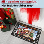 Nuanchu 12 Pack Seasonal Doormat Inserts, 10x22 in, Interchangeable, Cow - Image 5