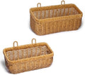 Kitchen Produce Basket, Wicker Style Hanging Baskets by Nicestand