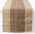 Table Runner, 13.8" × 72", 100% Natural Ramie, Handwoven by GleeNflux