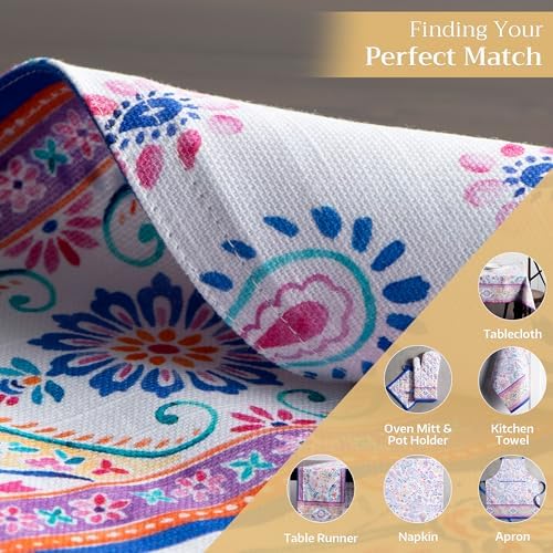 Maison d' Hermine Placemats Set of 4 Reusable 100% Cotton (13"x19") - Image 5