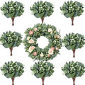80 Pcs Artificial Eucalyptus Seeds Stems Faux Eucalyptus Greenery Leaves by Unknown