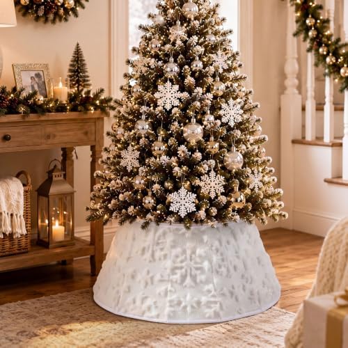 Soulchen Faux Fur Christmas Tree Collar 24 Inch - Image 5