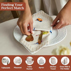 Maison d' Hermine Cloth Napkins Set of 4 Reusable 100% Cotton (20" x 20") - Image 4