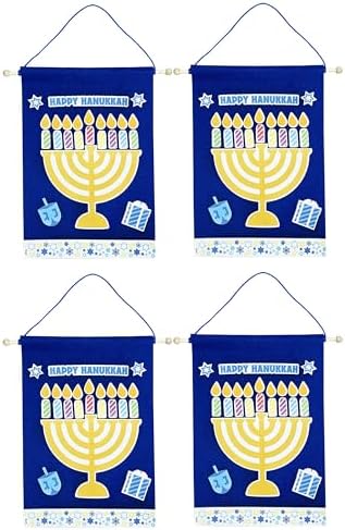 The Dreidel Company Hanukkah Banner Craft Kit - Make Your Own Hannukah Banner (24-Pack) by TheDreidelCompany
