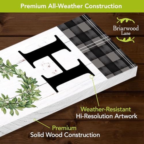 Briarwood Lane Everyday Double Sided Reversible Pine Porch Leaner 47x9.5 Farmhouse Home - Image 5