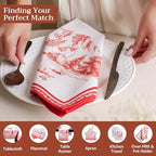 Maison d' Hermine Cloth Napkins Set of 4 Reusable 100% Cotton (20" x 20") - Image 4