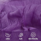 12 Pack 35 x 120 Inch Purple Table Runner Cheesecloth - Image 6