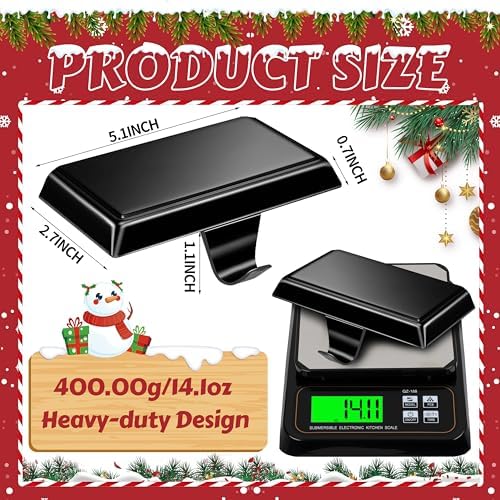 OCTERIC 4 Pcs Black Christmas Metal Stocking Holders for Mantle, Heavy Duty Stocking Hangers Stocking Hook Xmas Ornaments for Counter Tables Window Fireplace Mantle Decoration - Image 2