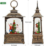 Christmas Snow Globes Lantern with The Nutcracker Music, Nutcracker Snow Globe with Swirling Glitter Effects, USB/Battery Powered with 6-Hour Timer, Christmas Decorations - Image 4