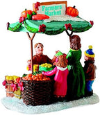 St. Nicholas Square Multicolored Resin Tabletop Farmers Market Decorative Sculpture, Market Stand - Image 2