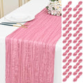 24 Pack Dusty Rose 10Ft Cheesecloth Table Runner by Unknown