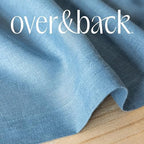 Over&Back 18x108 Washed 100% Linen Table Runner - Washable Table Runners for a Custom Home Decor Tablescape - Perfect for Coffee Table, Dinner Table, Living Room, and More - Blue - Image 6