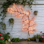 Cherry Blossom Tree Light with USB Powered 96 LED Cherry Blossom Branch Lights for Wall，8 Lighting Mode, Enchanted Willow Vine Lights for Bedroom Outdoor Wedding Party Decoration(75in) - Image 4