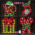 TRWYMZ Christmas Decorations - 16" Christmas Window Silhouette Lights by TRWYMZ