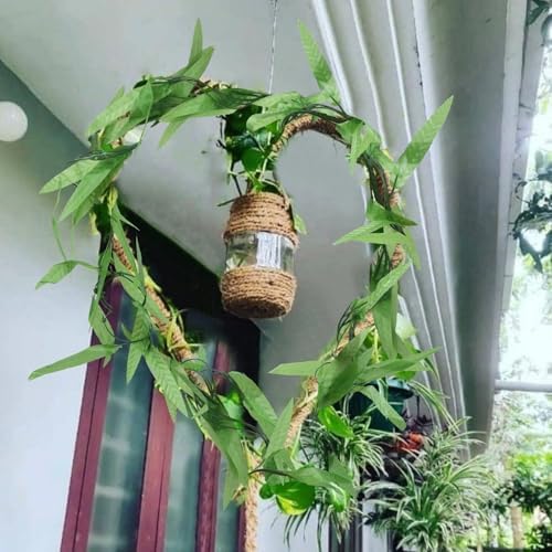 100pcs 600Ft Artificial Ivy Garland Fake Hanging Jungle Vines Decorations - Image 5
