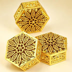 Yexiya 60 Pack Golden Indian Return Gift Boxes for Diwali Pooja, Classic - Image 3