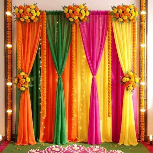 Irenare Diwali Decorations for Home Indian Backdrop Decorations Kit - Image 5