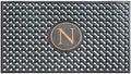 A1HC Natural Rubber Front Door Mat 24x39 inches, Monogrammed Doormat for Entryway, Heavy Duty Shoe Scraper Welcome Mat for Porch, Patio & Outside Entrance - Black by A1HomeCollectionsLLC