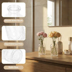 Glass Bud Vases in Bulk Small Mini Clear Vase for Flowers 17pc - Image 4